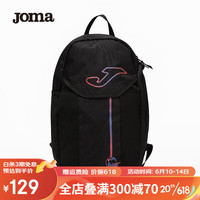 Joma 荷马 双肩包男女通用时尚运动大容量背包 黑色 均码