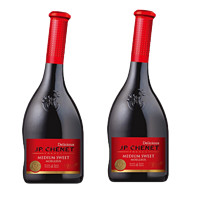 PLUS会员：J.P.CHENET 香奈 甜蜜系列 半甜红葡萄酒 750ml*2 双支装