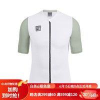 森地客Santic 新款男式春夏短袖骑行服 公路车自行车骑行上衣 白色 S