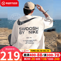 耐克(NIKE)男装T恤 23夏季新款运动服休闲后背印花时尚舒适透气圆领短袖 DZ2882-100/全棉 XL(180/96A)