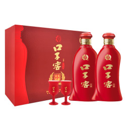 口子窖 六年型 52度 兼香型白酒 450ml*2瓶