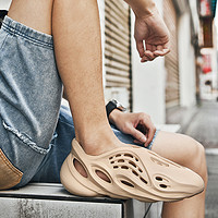 椰子洞洞鞋男士夏季外穿软底包头凉鞋运动防滑防臭潮流沙滩凉拖鞋