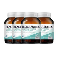 澳佳宝 【用码PDMY包邮】【4件装】Blackmores 澳佳宝 叶黄素护眼胶囊（加强型）60粒*4