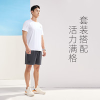 361°361运动套装男2023夏季新款跑步T恤健身短裤两件套男子运动服潮
