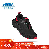 HOKA ONE ONE 男女挑战者越野跑步鞋6Challenger6GTX防水新款 黑色 / 黑色-女 37/230mm