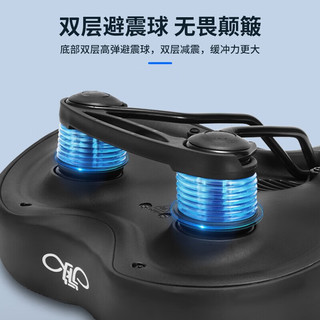 山地自行车座椅动感单车坐垫坐鞍防滑透气公路车车座舒适软加厚加宽座鞍配件大全骑行装备 CZ031大号车座-黑红