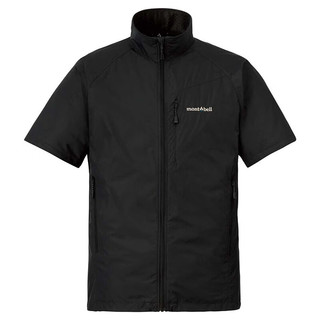 mont·bell 短袖马甲户外春秋男女款防风速干立领上衣外套 1106665 RBL品蓝色 XL