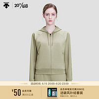 DESCENTE 迪桑特 WOMENS A-MOTION系列女子针织运动上衣D3192YFT20 KK-卡其色 S(160/80A)