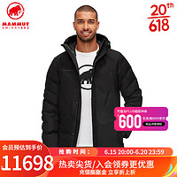 MAMMUT 猛犸象 Photics秋冬新品防风硬壳保暖750蓬鹅绒羽绒服外套男 黑色拼接 S