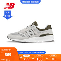 new balance NB官方23新款997H系列男鞋女鞋复古简约运动休闲鞋 浅灰色 CM997HQL 41.5(脚长26cm)