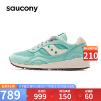 saucony 索康尼 SHADOW 6000休闲鞋男女复古鞋情侣时尚运动鞋绿白37