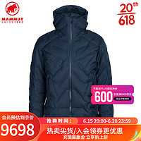 MAMMUT 猛犸象 Photics男激光熔合科技无缝防泼水750蓬防钻绒羽绒服 蜥绿色 L