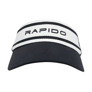 Rapido雳霹道2023年春季新款空顶帽运动帽休闲帽遮阳帽CK3Z8BC07 黑色 均码