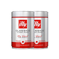 illy 意利 中度烘焙浓缩咖啡粉 阿拉比卡 250克*2罐