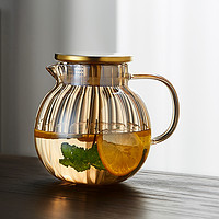 绿昌明 玻璃茶壶耐高温茶水分离家用夏季冰箱冷水壶凉白开泡茶壶茶具套装