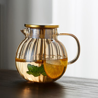 绿昌明 玻璃茶壶耐高温茶水分离家用夏季冰箱冷水壶凉白开泡茶壶茶具套装