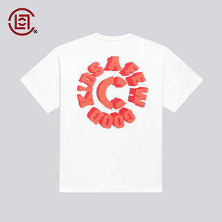 CLOTTEE x AFGK  联名LOGO 短袖T恤  陈冠希 马思唯 白色 0XL