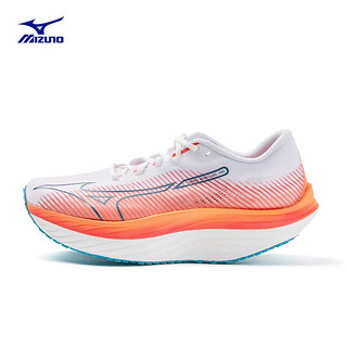 Mizuno 美津浓 跑步鞋男女 马拉松竞速PB跑鞋运动鞋跑鞋 021/白色/暗蓝色/紫红色 38.5