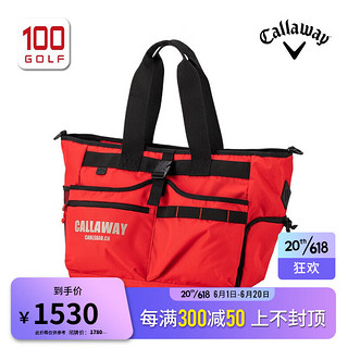 卡拉威（Callaway）卡拉威高尔夫衣物包23新品LAIDBACK运动手提包旅行包 红色5923263