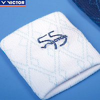 威克多（VICTOR）羽毛球运动护腕55周年系列护手带胜利吸汗擦汗巾健身毛巾 SP-55/A/ZZ白色单个