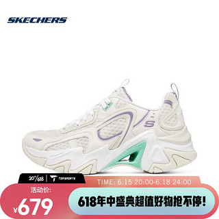 斯凯奇（SKECHERS）女子DLITES 运动鞋 896181-WMLT 35