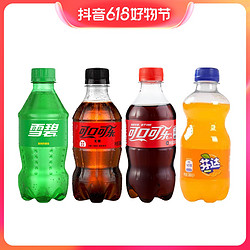 Coca-Cola 可口可乐 300ml*6瓶雪碧芬达零度无糖可乐饮料夏季清爽碳酸饮品