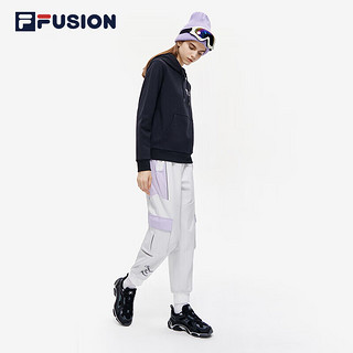 FILA FUSIONFILA FUSION斐乐潮牌女子连帽卫衣时尚运动休闲上衣套头衫