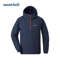 mont·bell montbell防晒衣男23春夏新款户外运动微弹连帽套头防风衣1103247 BK M