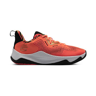 安德玛 UNDERARMOUR）库里Curry HOVR Splash 3男女情侣篮球鞋3026891 橙色800 43