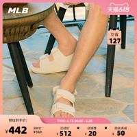 MLB官方 男女情侣凉鞋魔术贴休闲沙滩鞋增高鞋轻便夏季SDSD1