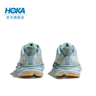 HOKA ONE ONE女款克利夫顿9跑步鞋Clifton 9舒适缓震轻盈回弹轻量透气 云雾蓝/冰流蓝 39/245mm