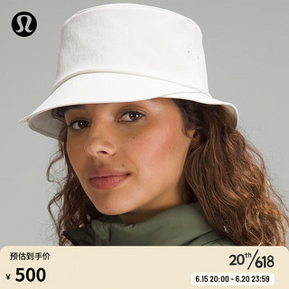 lululemon丨Wide Brim 女士宽檐渔夫帽 LW9ETCS 米白色 S/M