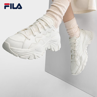 FILA斐乐官方SOFIA CANVAS摩登帆布女鞋2023厚底休闲鞋