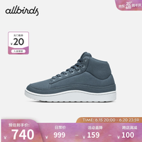 allbirds Canvas Pacer Mid夏季新款帆布中帮休闲鞋情侣板鞋 深水绿 男码39