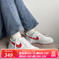 耐克(NIKE)女鞋Court Borough Low 2 (GS)兔年新款减震耐磨低帮运动板鞋 FD4635-161 38