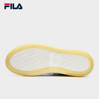 FILA x 梵高博物馆联名款1911斐乐女鞋板鞋2023春新款百搭休闲鞋 雪白/草原黄-SP 35.5