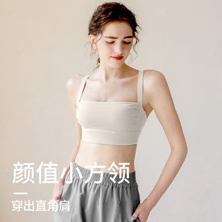 悦步运动内衣女收副乳中高强度防震防下垂跑步背心健身服美背瑜伽文胸 优雅黑 L