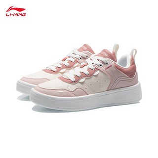 LI-NING 李宁 行初丨经典休闲鞋女鞋板鞋低帮运动鞋AGCT406