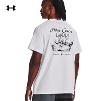 安德玛 UNDERARMOUR)春夏库里Curry男子篮球运动短袖T恤1376809 白色100 XL