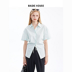 BASIC HOUSE 百家好 女款短袖衬衫 B0013B59622