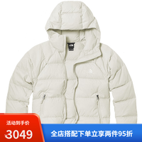 北面 羽绒服女户外保暖600蓬鹅绒外套7QVV 白色/N3N S