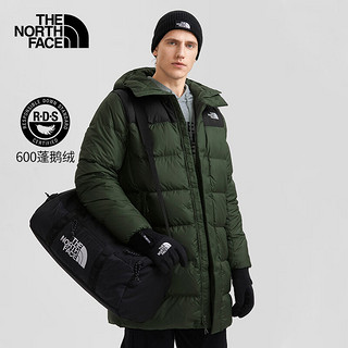 北面（The North Face）羽绒服男户外保暖防泼水秋季上新鹅绒7W7K NYC/绿色 S
