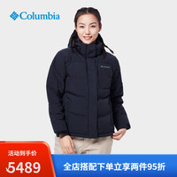 哥伦比亚(Columbia)户外秋冬女金点热能鹅绒800蓬保暖羽绒服XR7668 010 S_(155/80A)