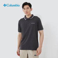 哥伦比亚（Columbia）POLO衫男士2023春夏季新款户外吸湿UPF50防晒防紫外短袖T恤AE0412 AE0412012 2XL