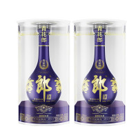 LANGJIU 郎酒 青花郎酒 天宝洞藏 陈酿 53%vol 酱香型白酒 500ml*2瓶 双支装