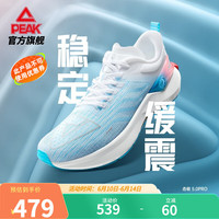 PEAK 匹克 态极5.0PRO跑步鞋男23春夏季新款网面透气跑鞋缓震回弹运动鞋子 大白/冰兰（男款） 39