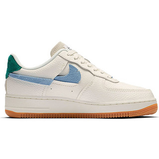 耐克（NIKE）女鞋 Air Force 1 AF1 断钩蓝绿鸳鸯运动鞋时尚潮流休闲鞋板鞋 BV0740-100 35.5/220/5