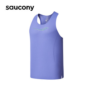 saucony 索康尼 23夏季新款专业竞速跑步背心男子吸湿无感舒适透气