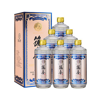 筑春 酒 经典玻璃铁盖 53度 酱香型白酒 500ml*6瓶 整箱装