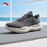 安踏（ANTA）健步鞋男鞋夏季轻便软底综合训练鞋运动鞋 钢灰-5 43/美码9.5
